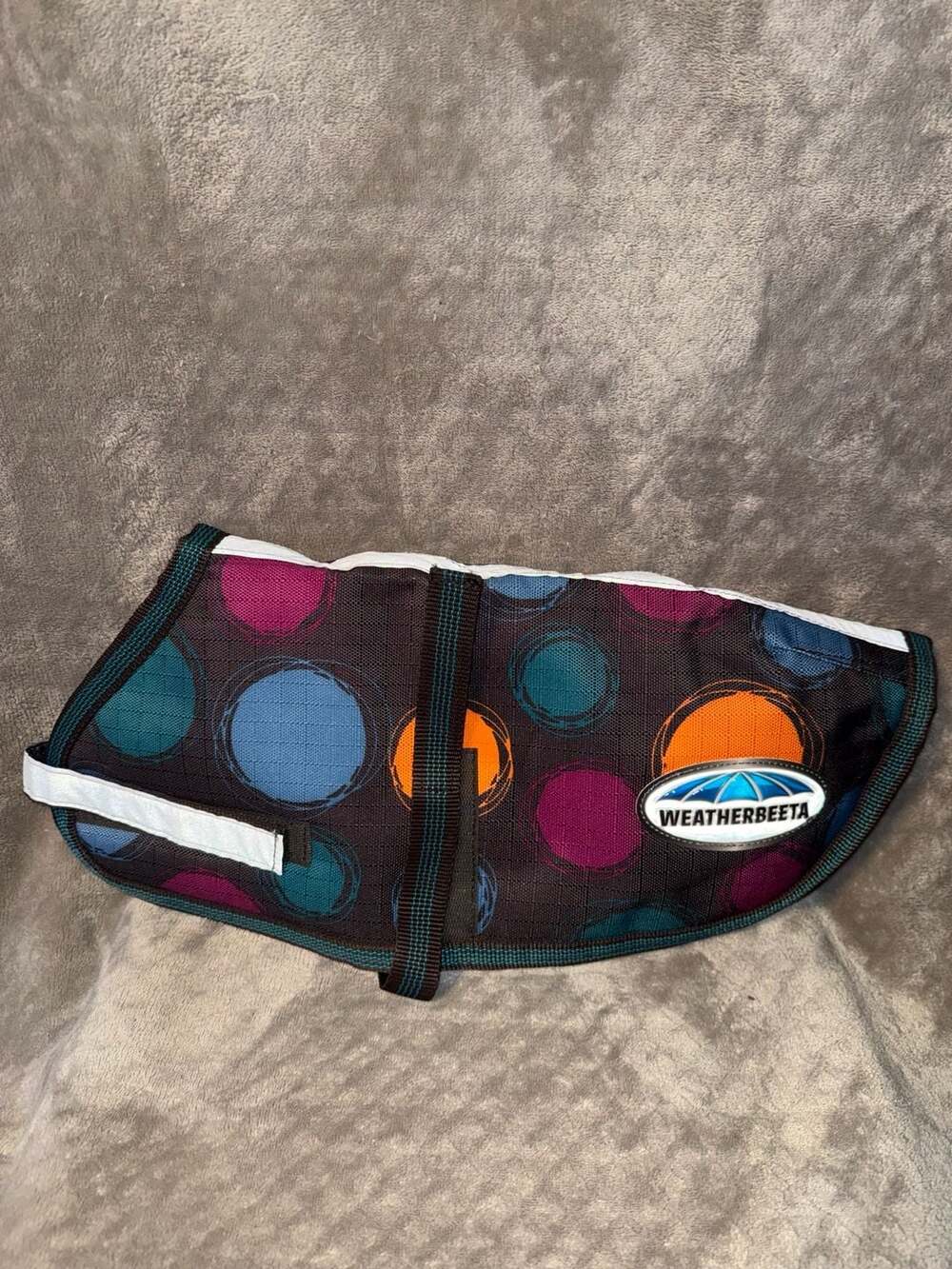 Weatherbeeta Dog Coat 16"/40cm Polka Dot Print